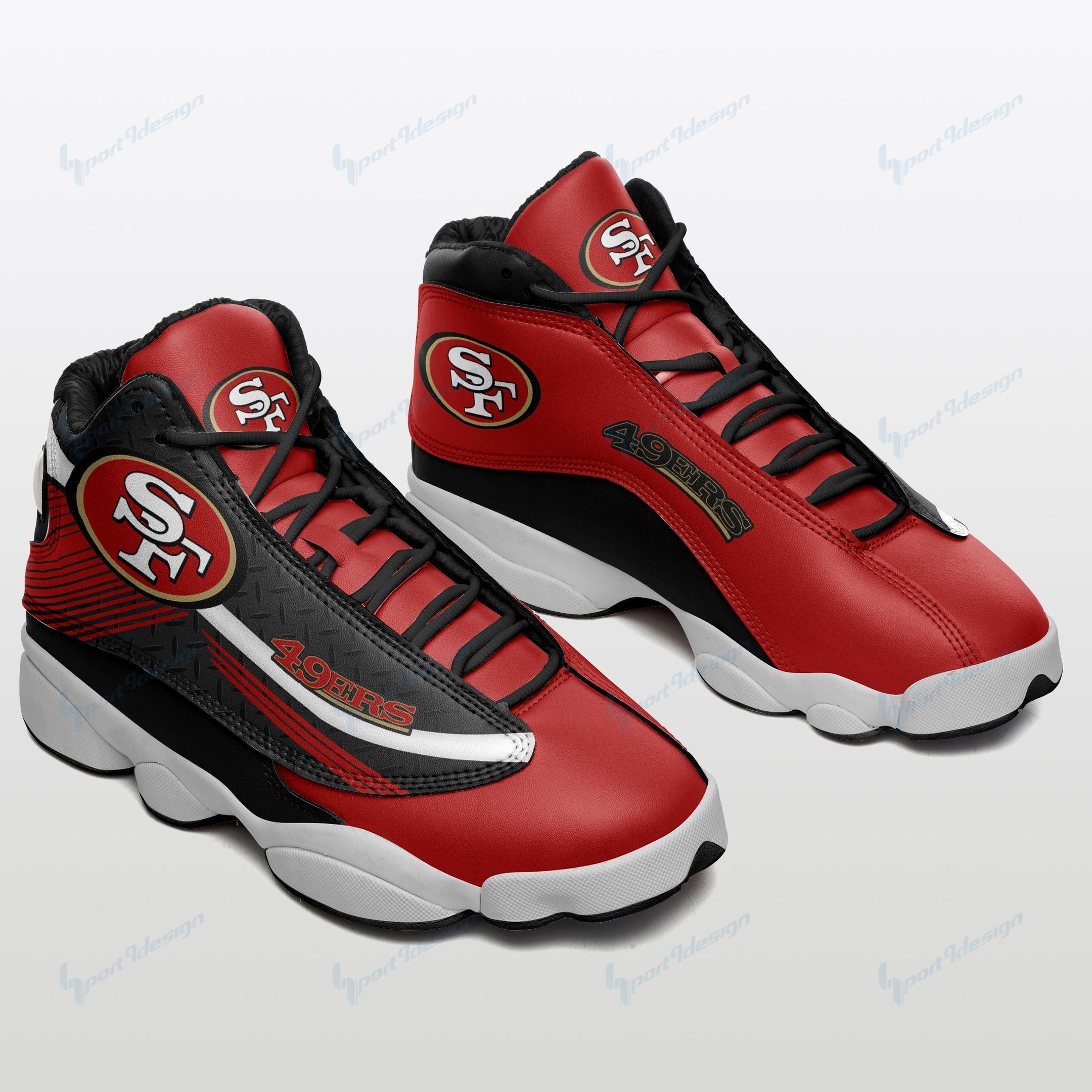 San Francisco 49ers Air JD13 Sneakers 615