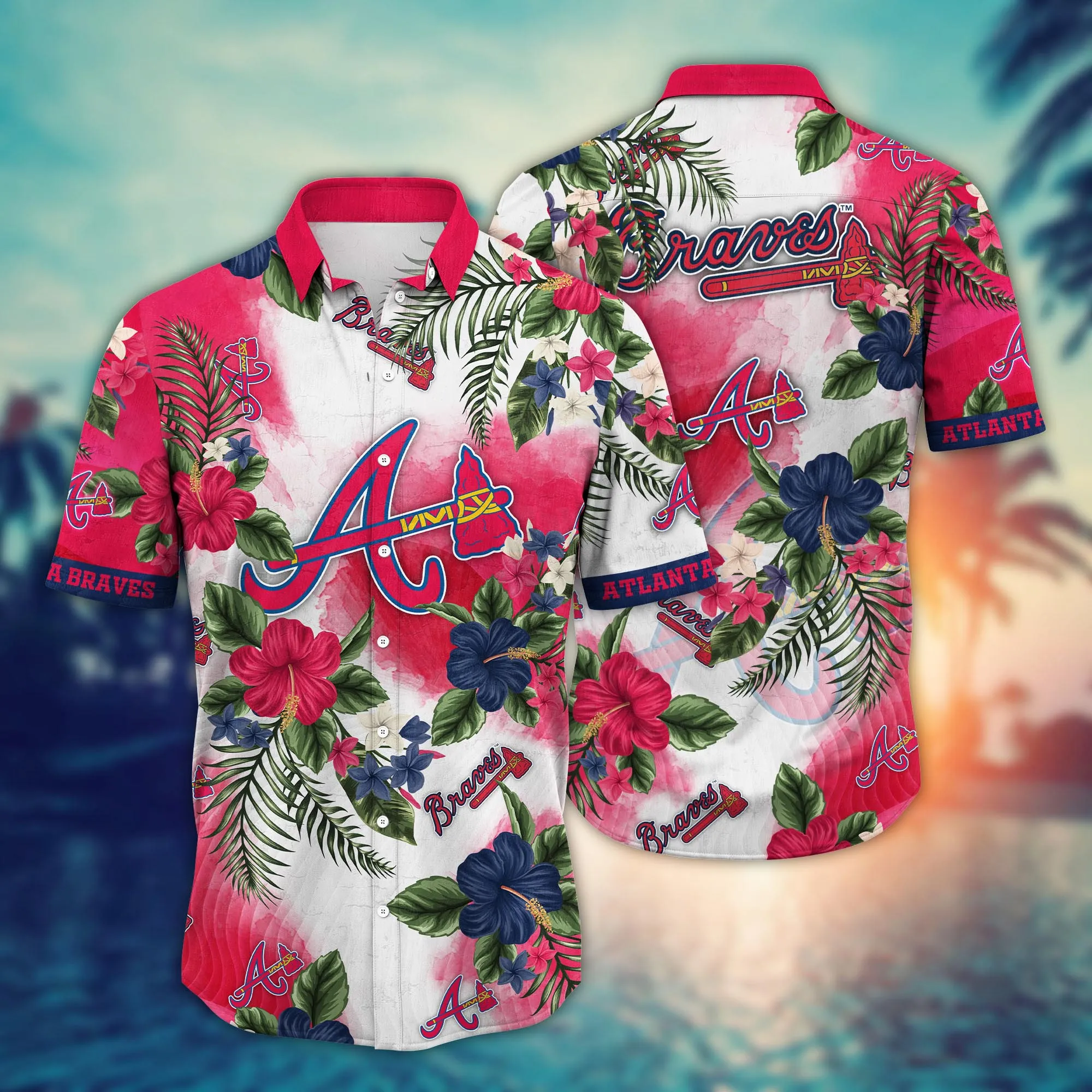 Atlanta Braves Mlb Hawaiian Shirt Parasolstime Aloha Shirt