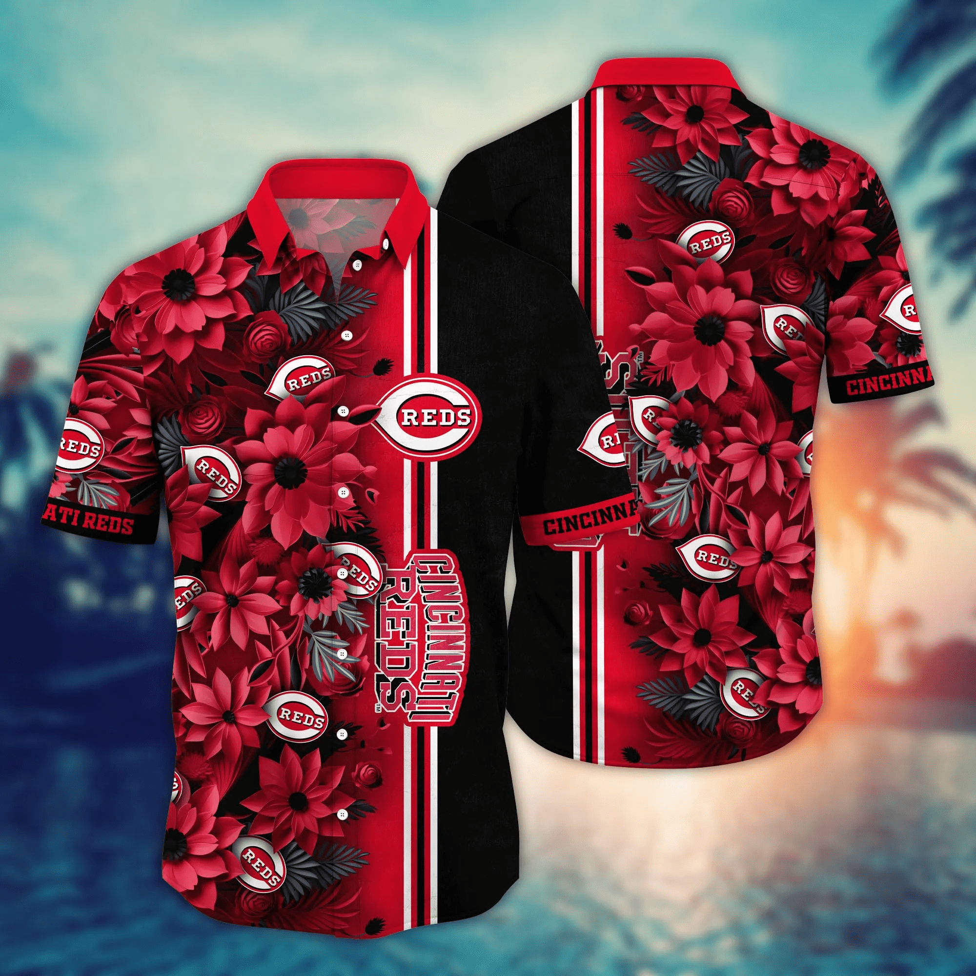 Cincinnati Reds Mlb Hawaiian Shirt Custom Lemonade Stands Aloha Shirt