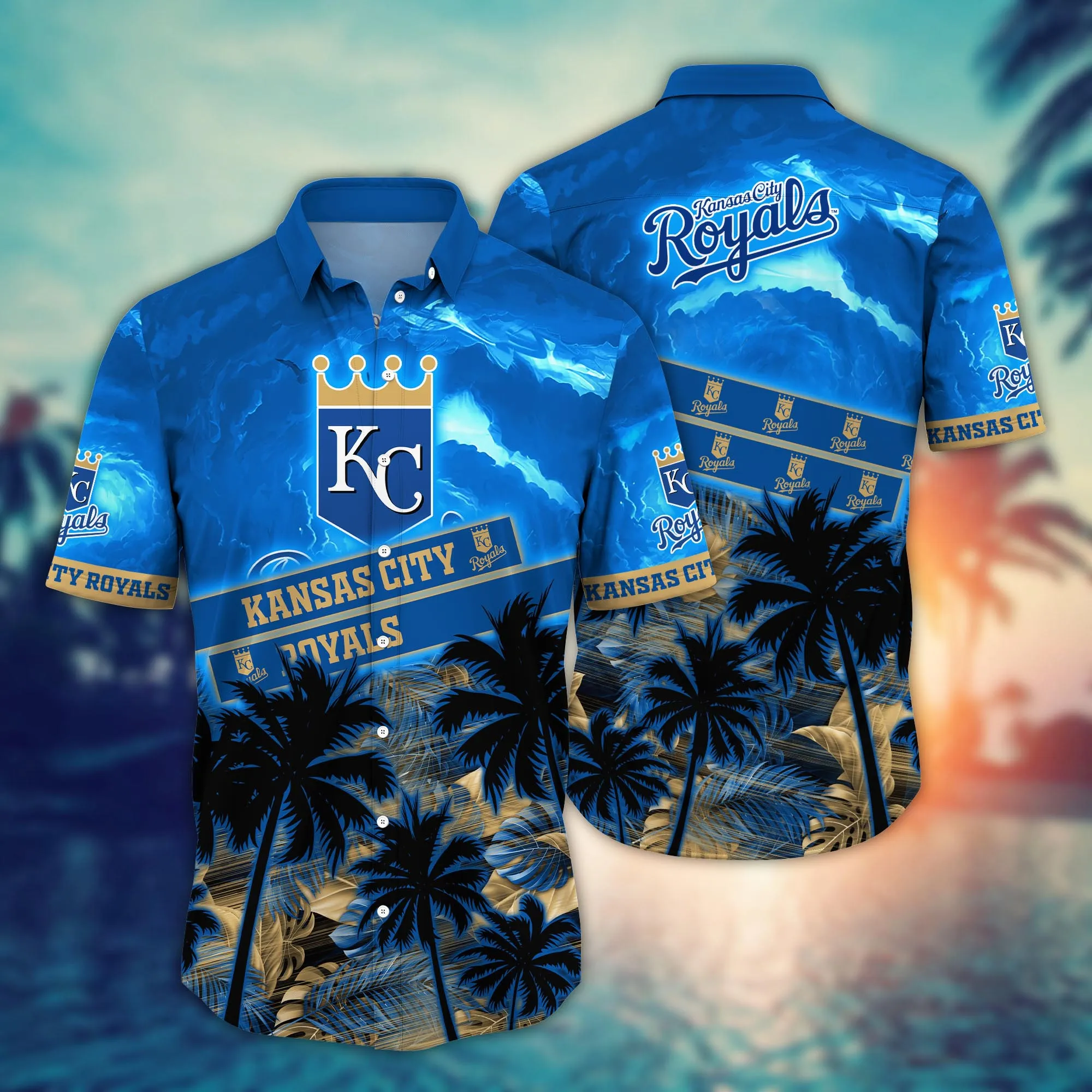 Kansas City Royals Mlb Hawaiian Shirt Tropical Aloha Shirt