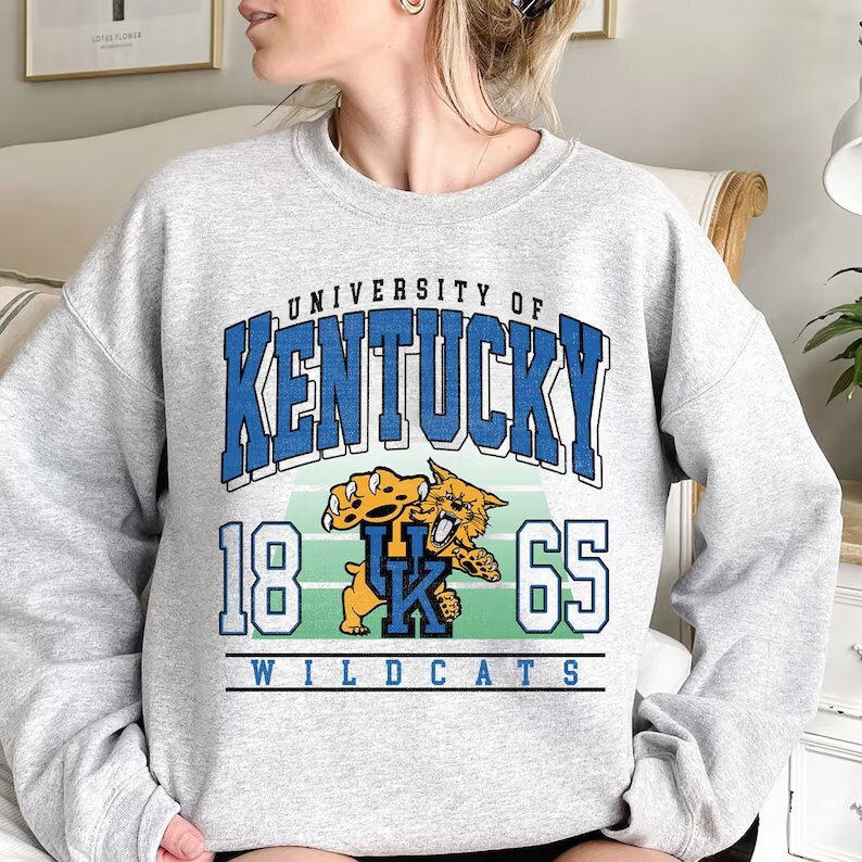 Vintage Kentucky football sweatshirt, football shirt, mascot sweatshirt for the Kentucky Wildcats, NCAA football shirt, best gift ever