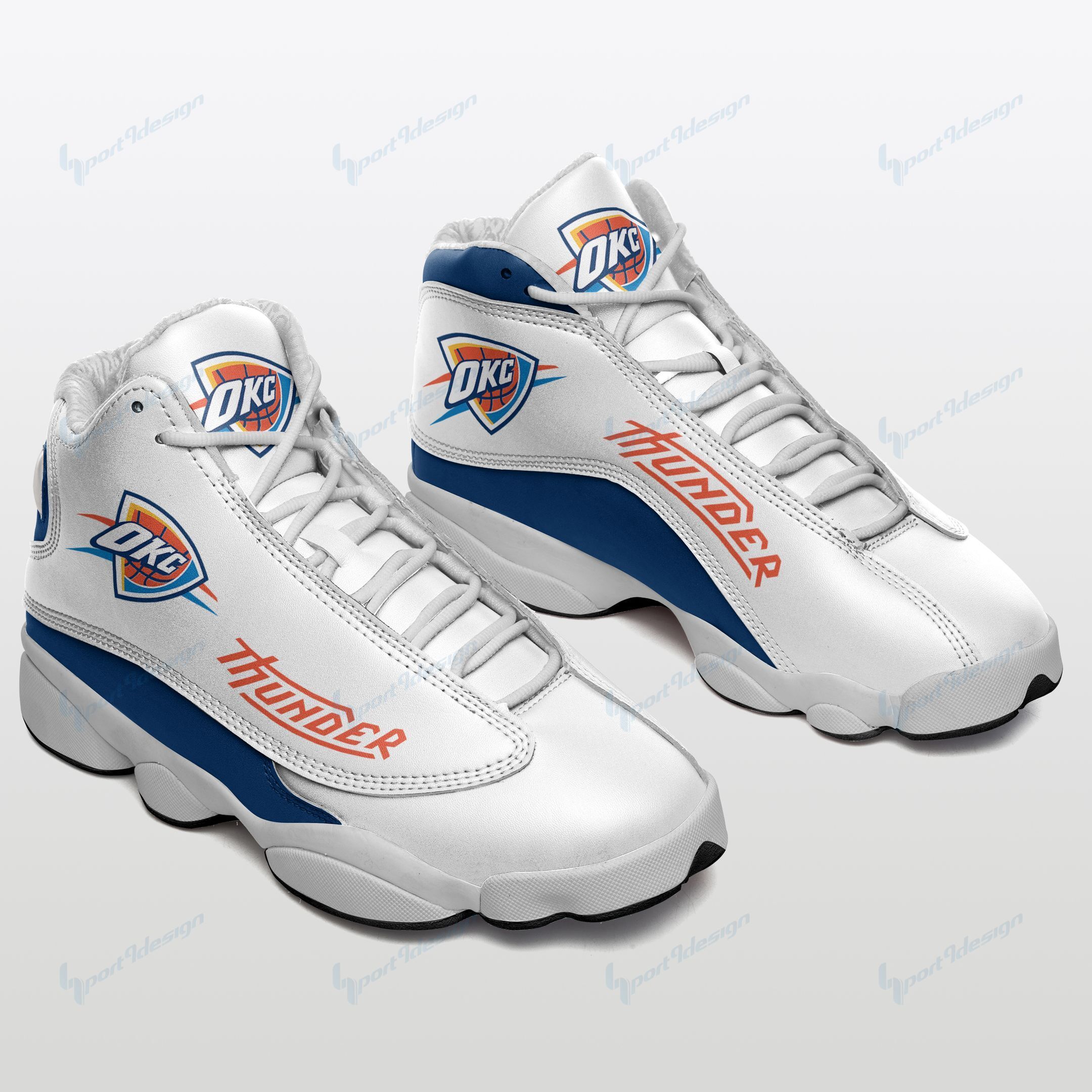 Oklahoma City Thunder Air JD13 Sneakers 060