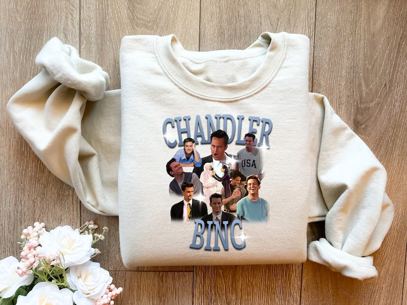 Retro Chandler Bing Comfort T-Shirt, Chandler Bing Sweatshirt, Chandler Bing Retro Shirt, Vintage Chandler Bing Hoodie, Matthew Perry Shirt