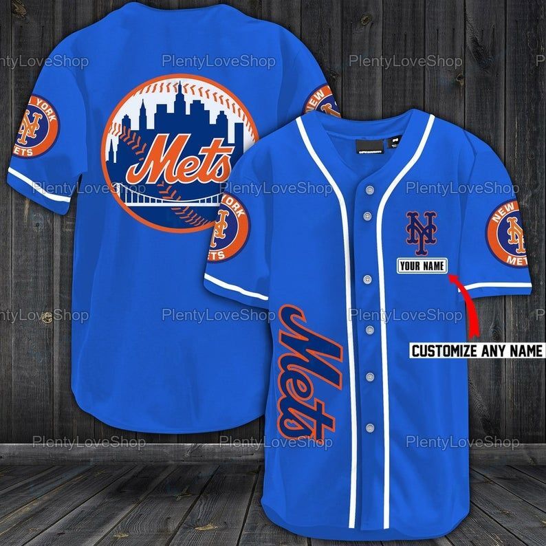 New York Mets Personalized Baseball Jersey 316