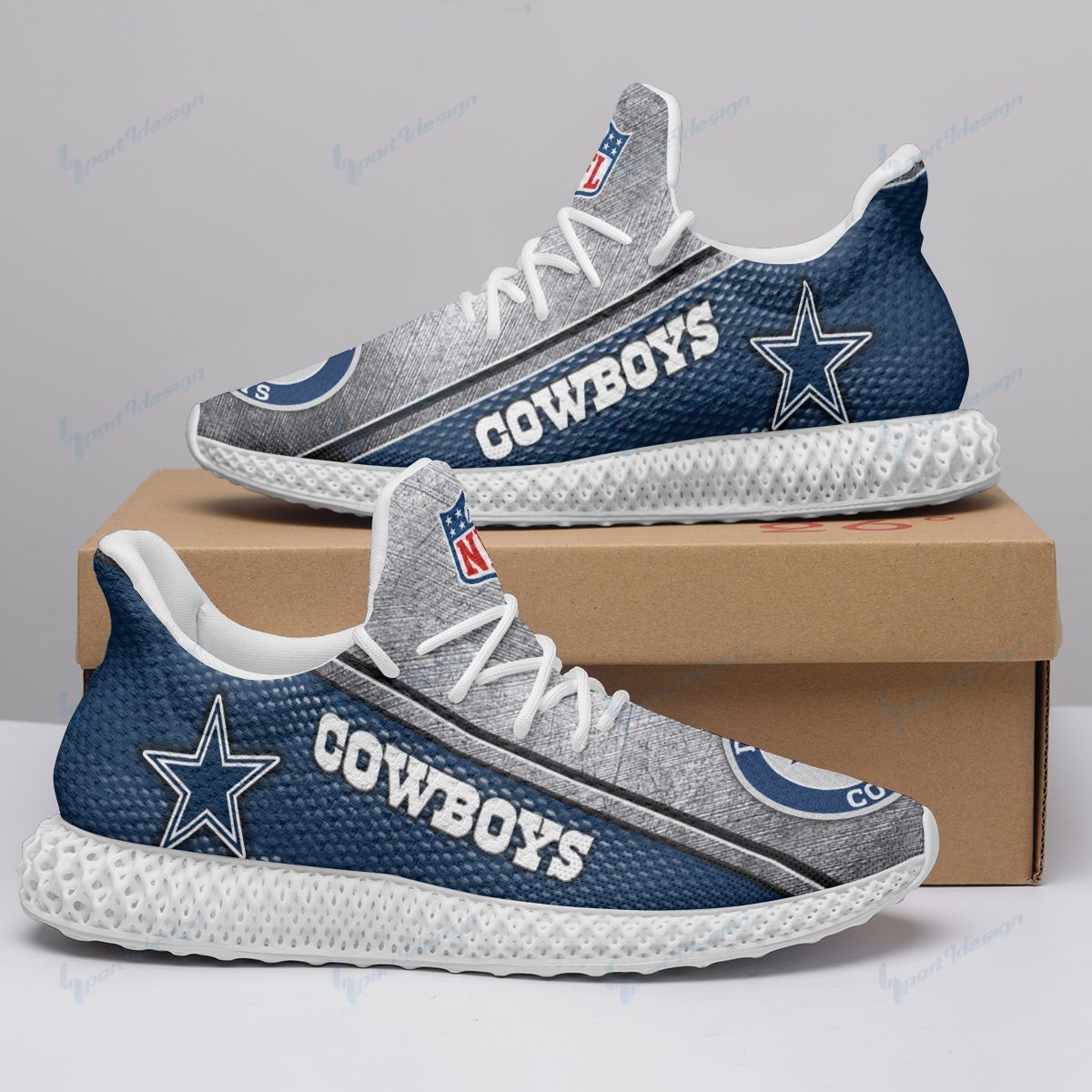 Dallas Cowboys 4D Future Sneakers 105