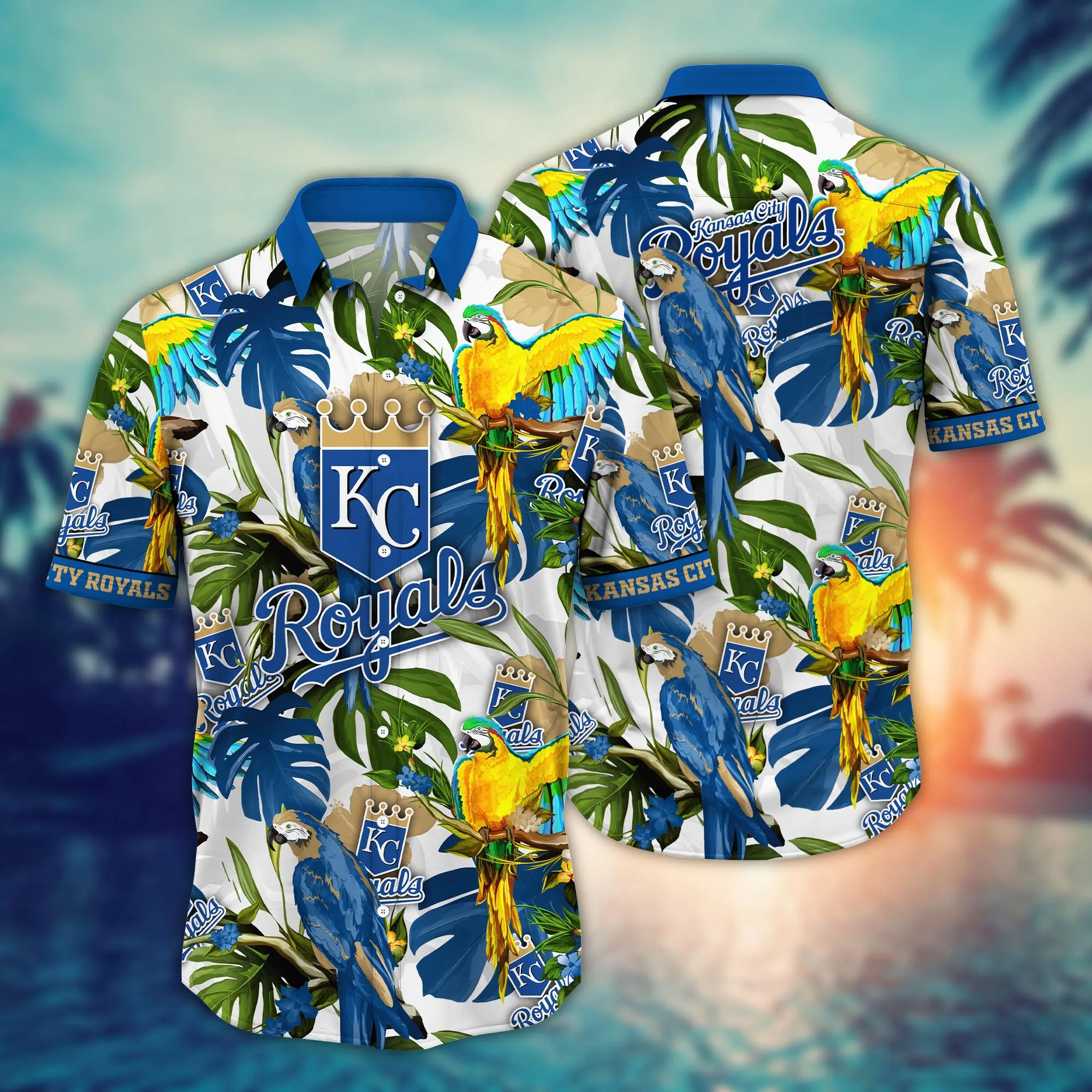 Kansas City Royals Mlb Hawaiian Shirt Heattime Aloha Shirt