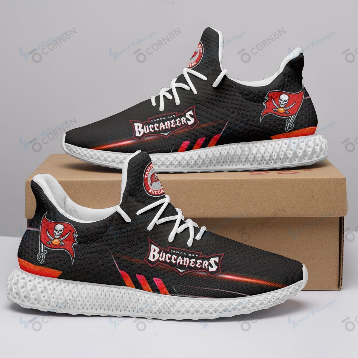 Tampa Bay Buccaneers 4D Future Sneakers 50