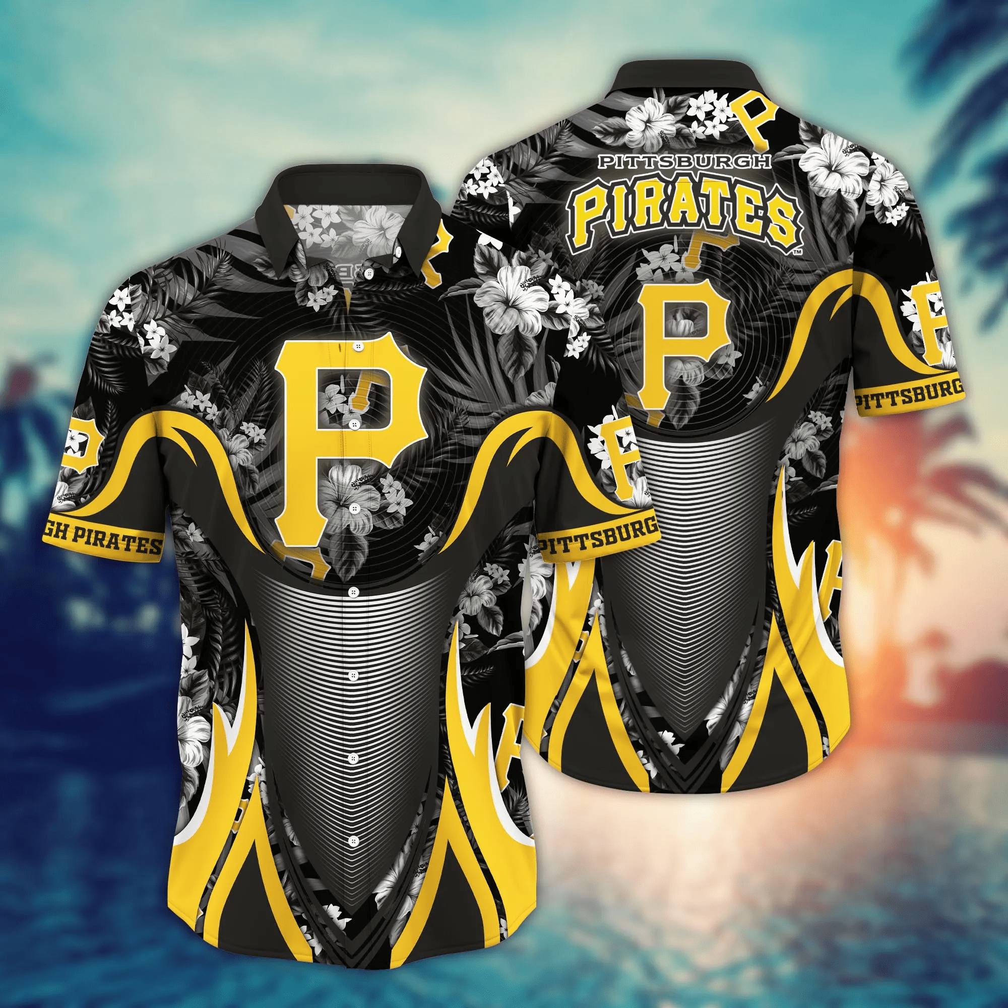 Pittsburgh Pirates Mlb Hawaiian Shirt Long Days Aloha Shirt