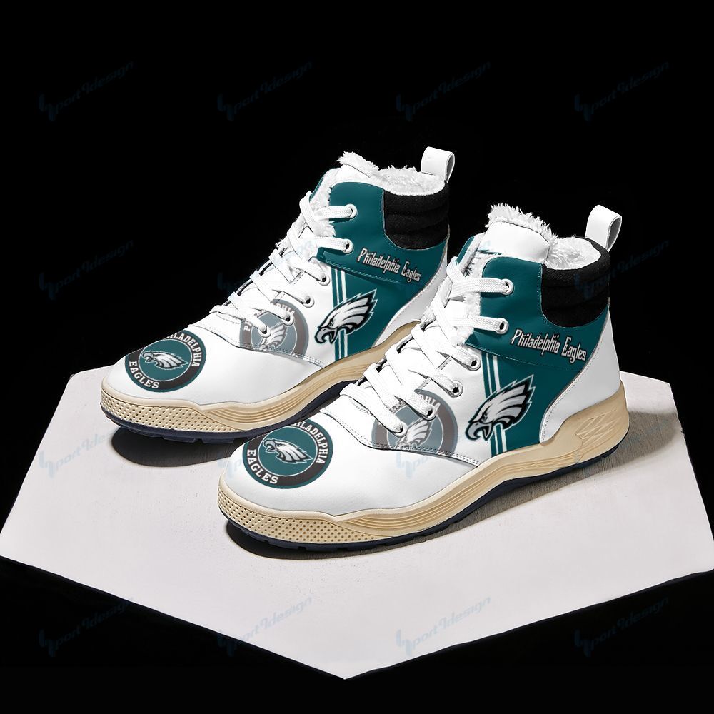 Philadelphia Eagles Winter High Top Fashion Sneaker 13