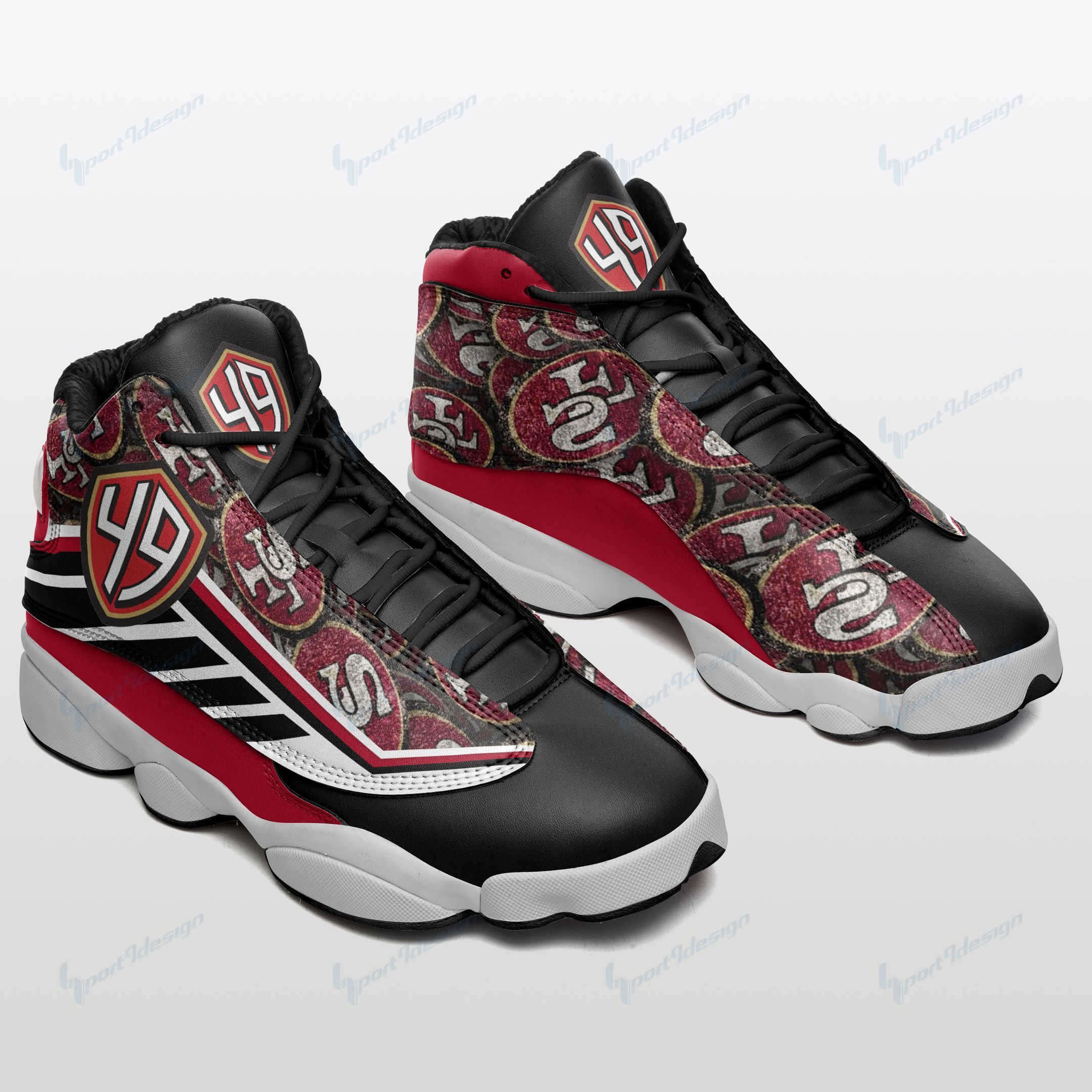 San Francisco 49ers Air JD13 Sneakers 634