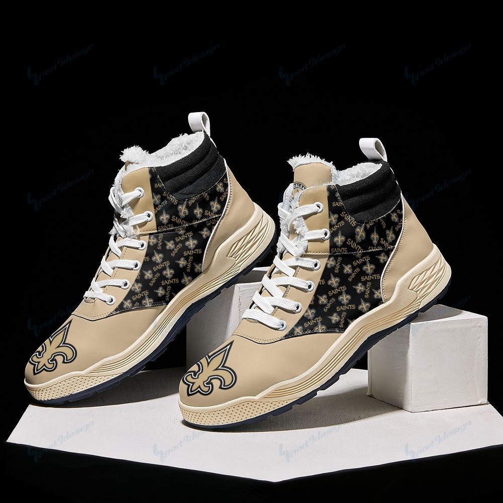 New Orleans Saints Winter High Top Fashion Sneaker 39