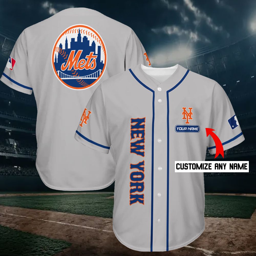 New York Mets Personalized Baseball Jersey Shirt 219