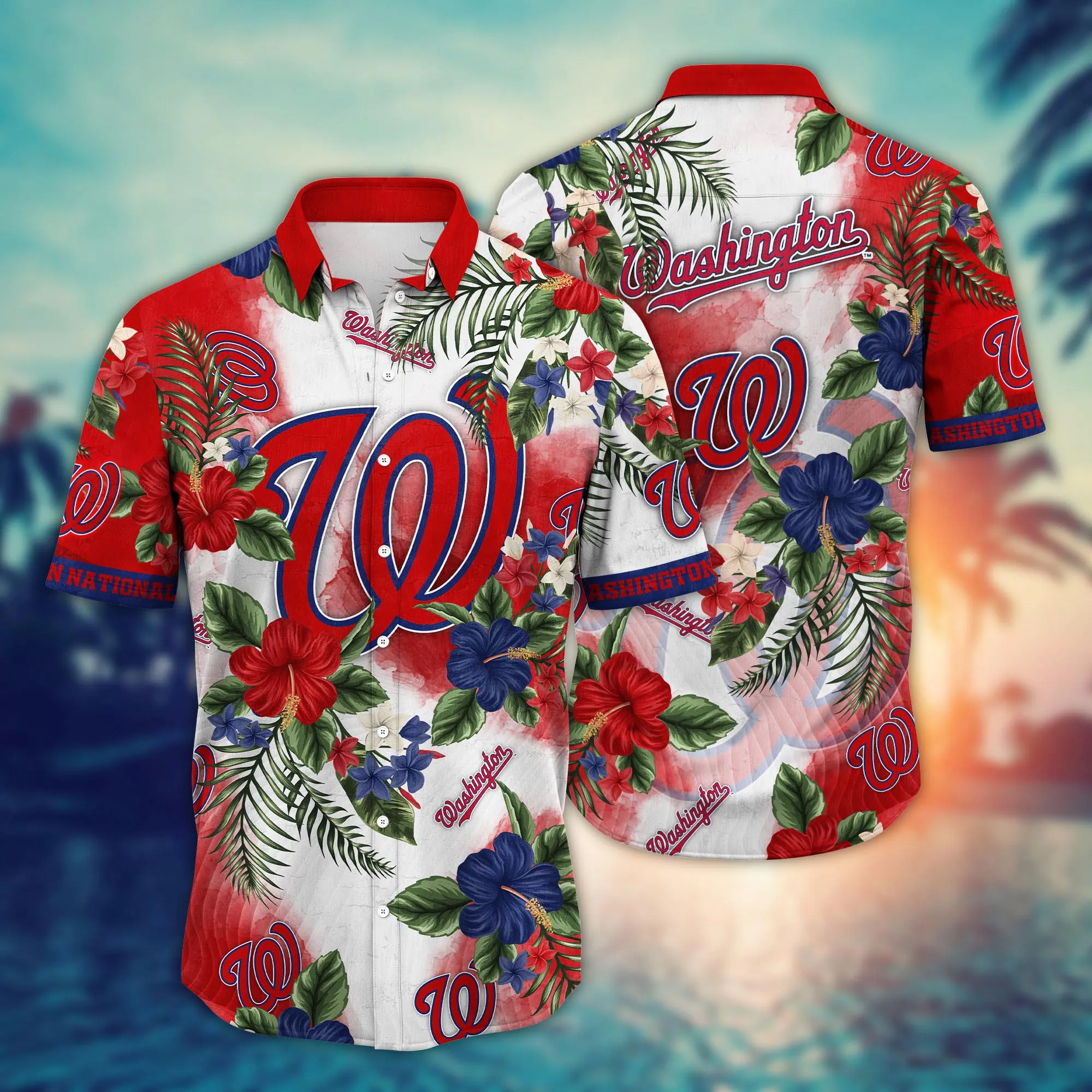 Washington Nationals Mlb Hawaiian Shirt Festivalstime Aloha Shirt