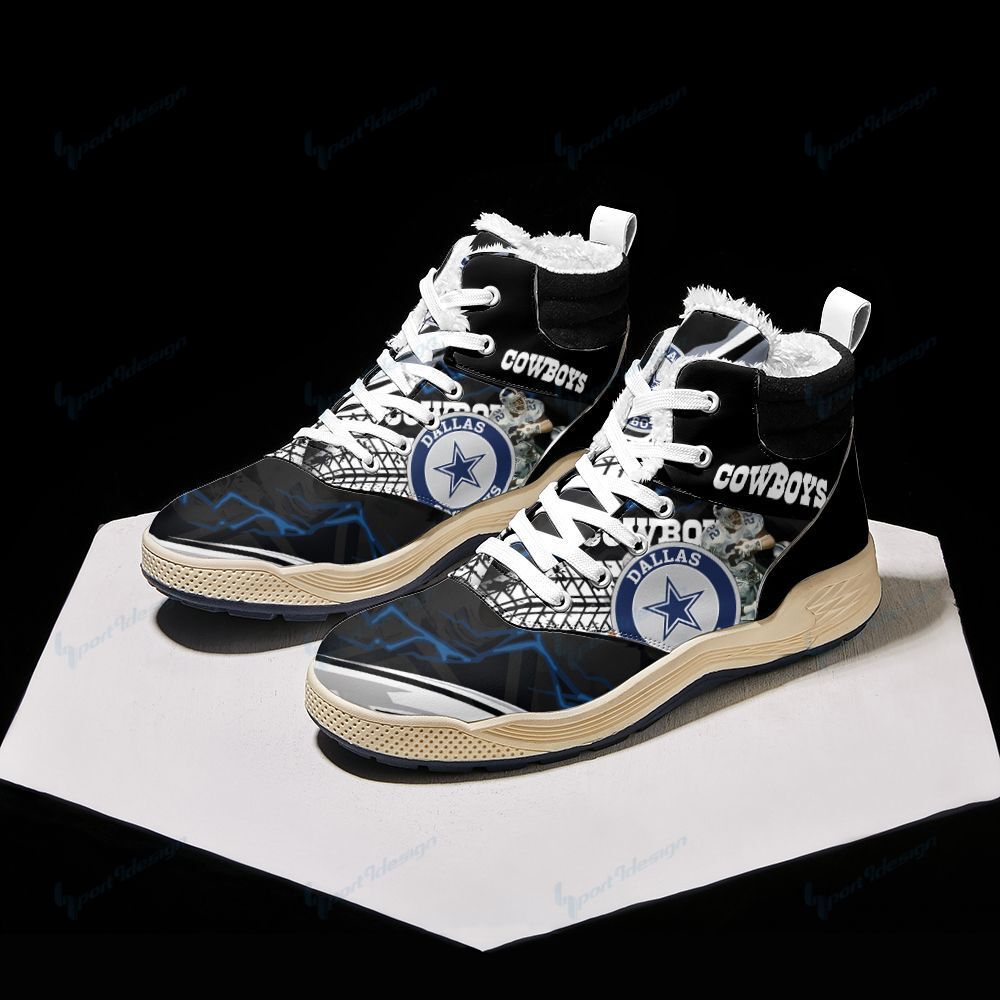 Dallas Cowboys Winter High Top Fashion Sneaker 20