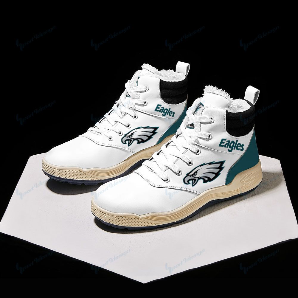 Philadelphia Eagles Winter High Top Fashion Sneaker 10