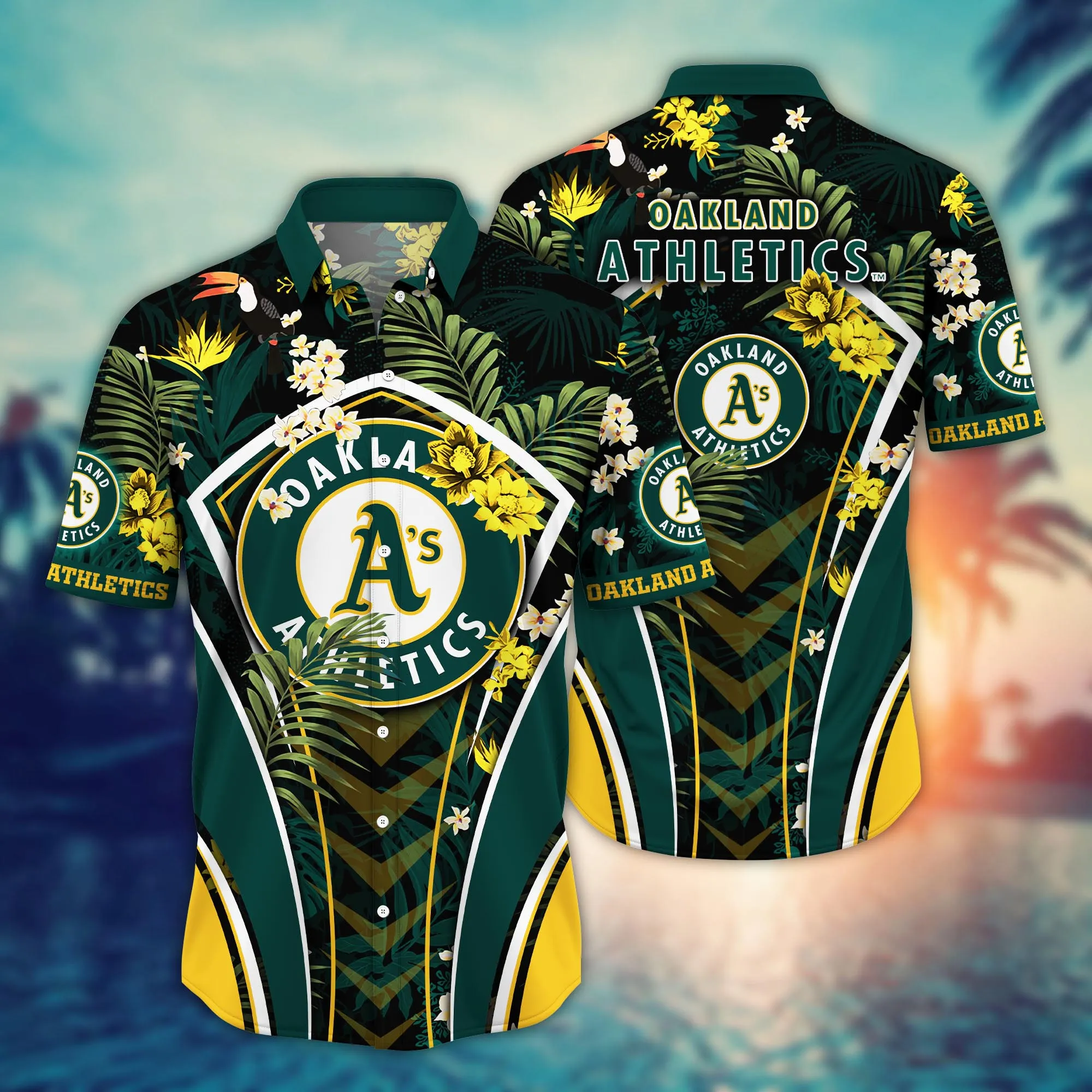 Oakland Athletics Mlb Hawaiian Shirt Hot Season Aloha Shirt