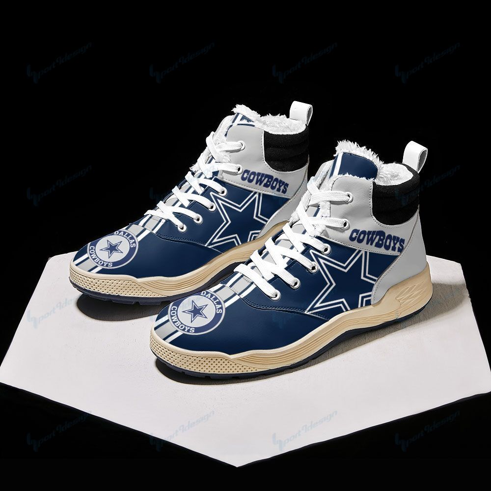 Dallas Cowboys Winter High Top Fashion Sneaker 25