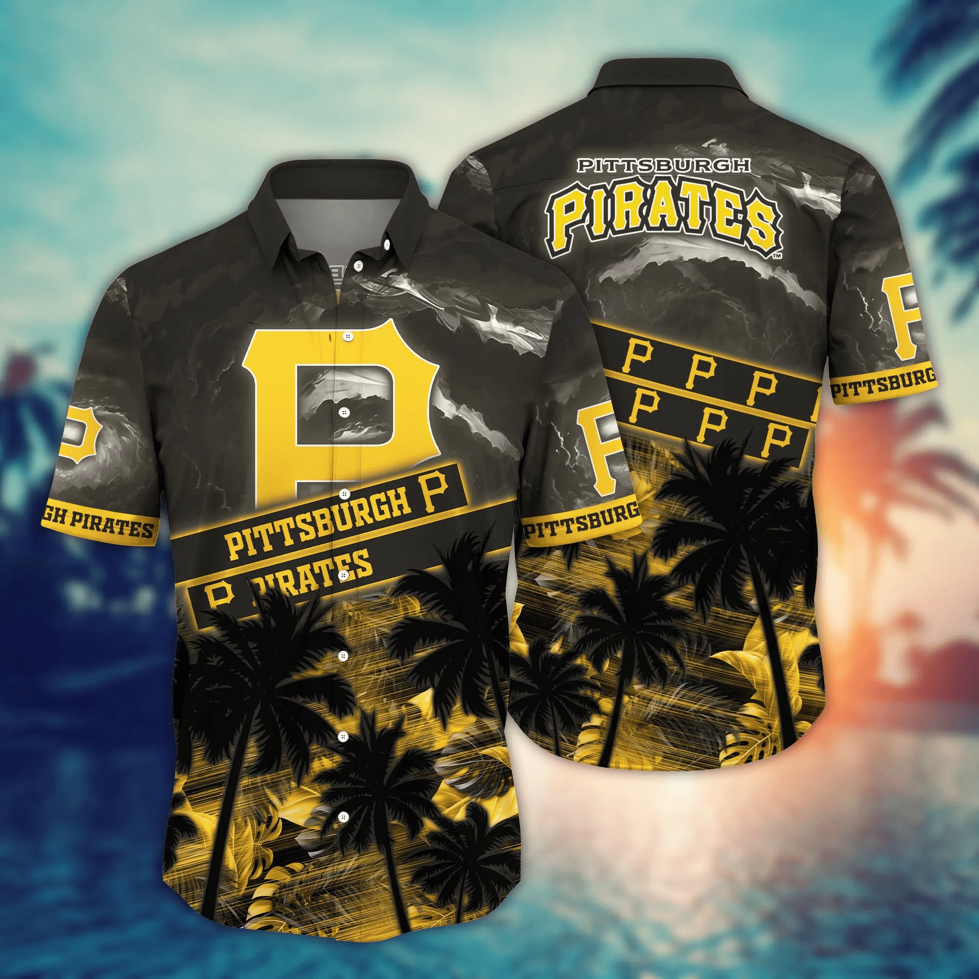 Pittsburgh Pirates Mlb Hawaiian Shirt Relaxation Aloha Shirt