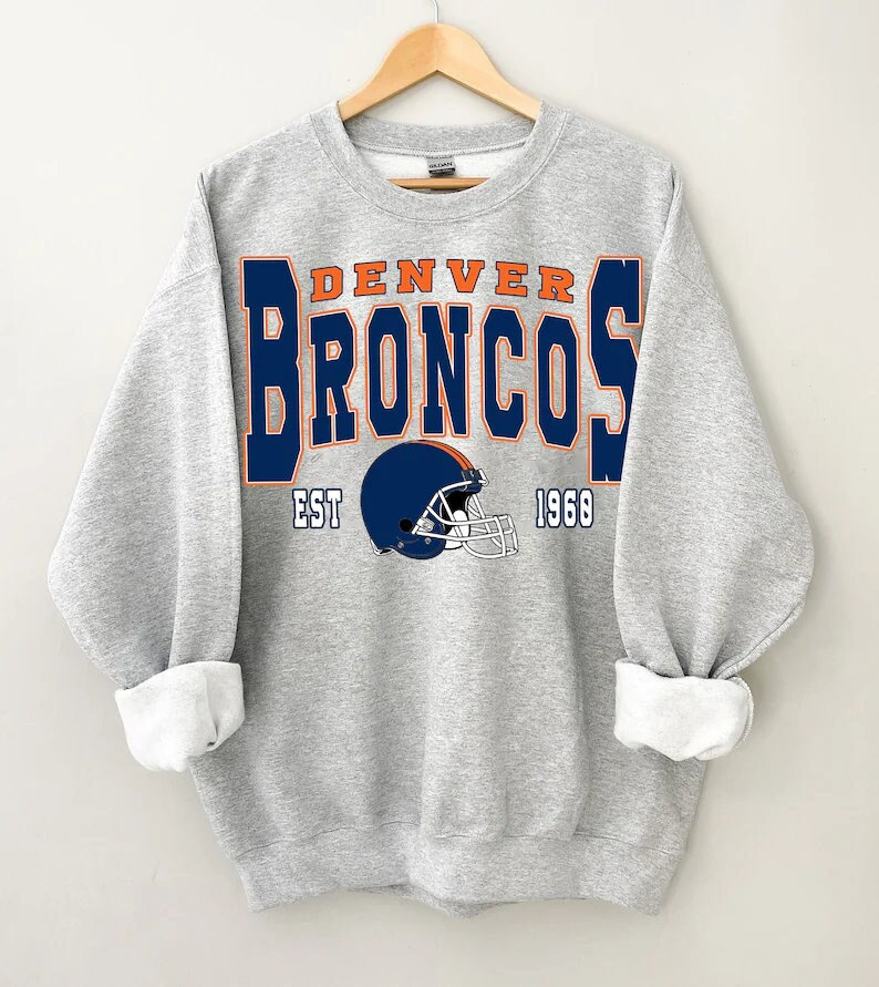 Denver Football Sweatshirt, Denver Shirt, Vintage Denver Football Football, NFL Denver Football 2023, Denver Gifts, Game Day