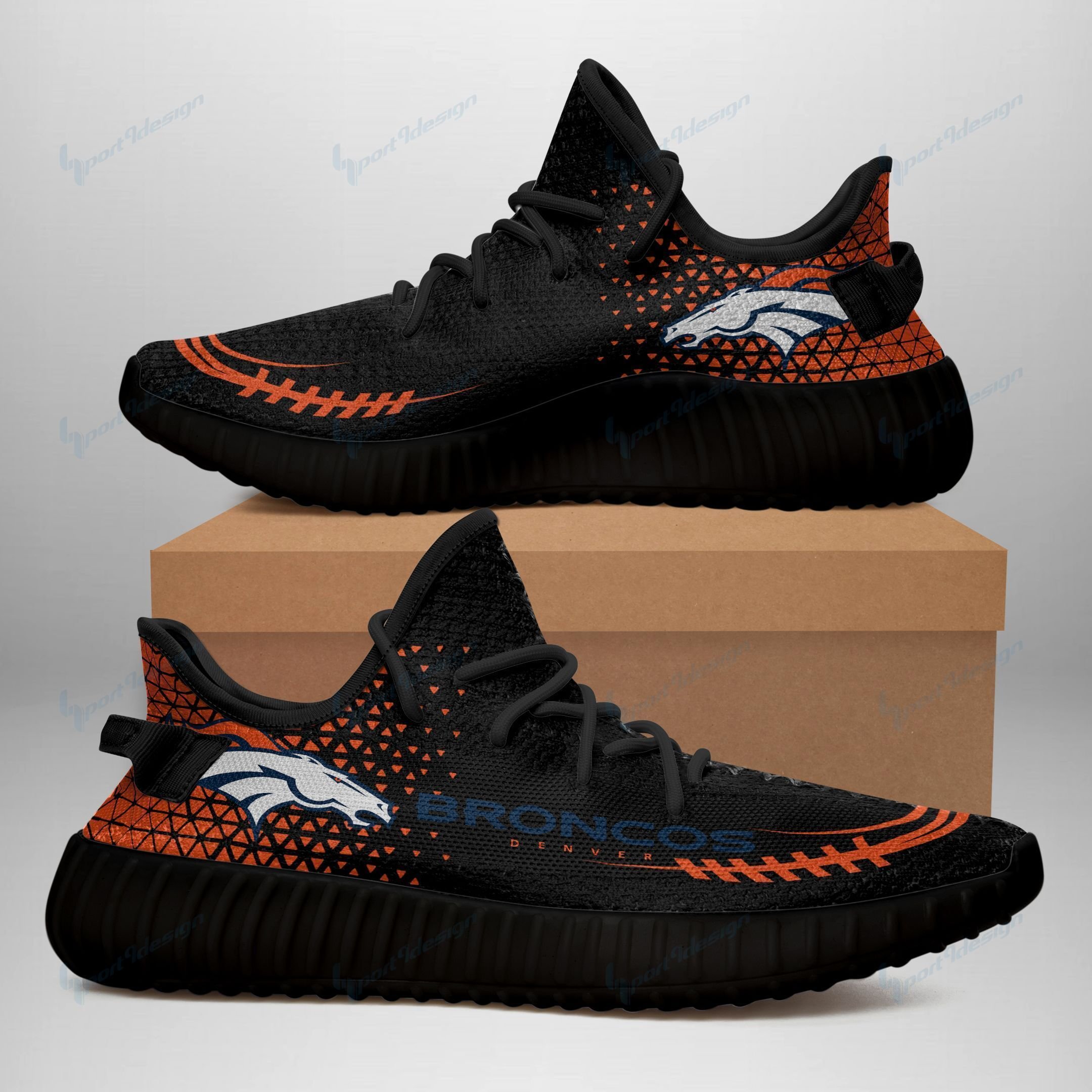 Denver Broncos Yeezy Shoes 011