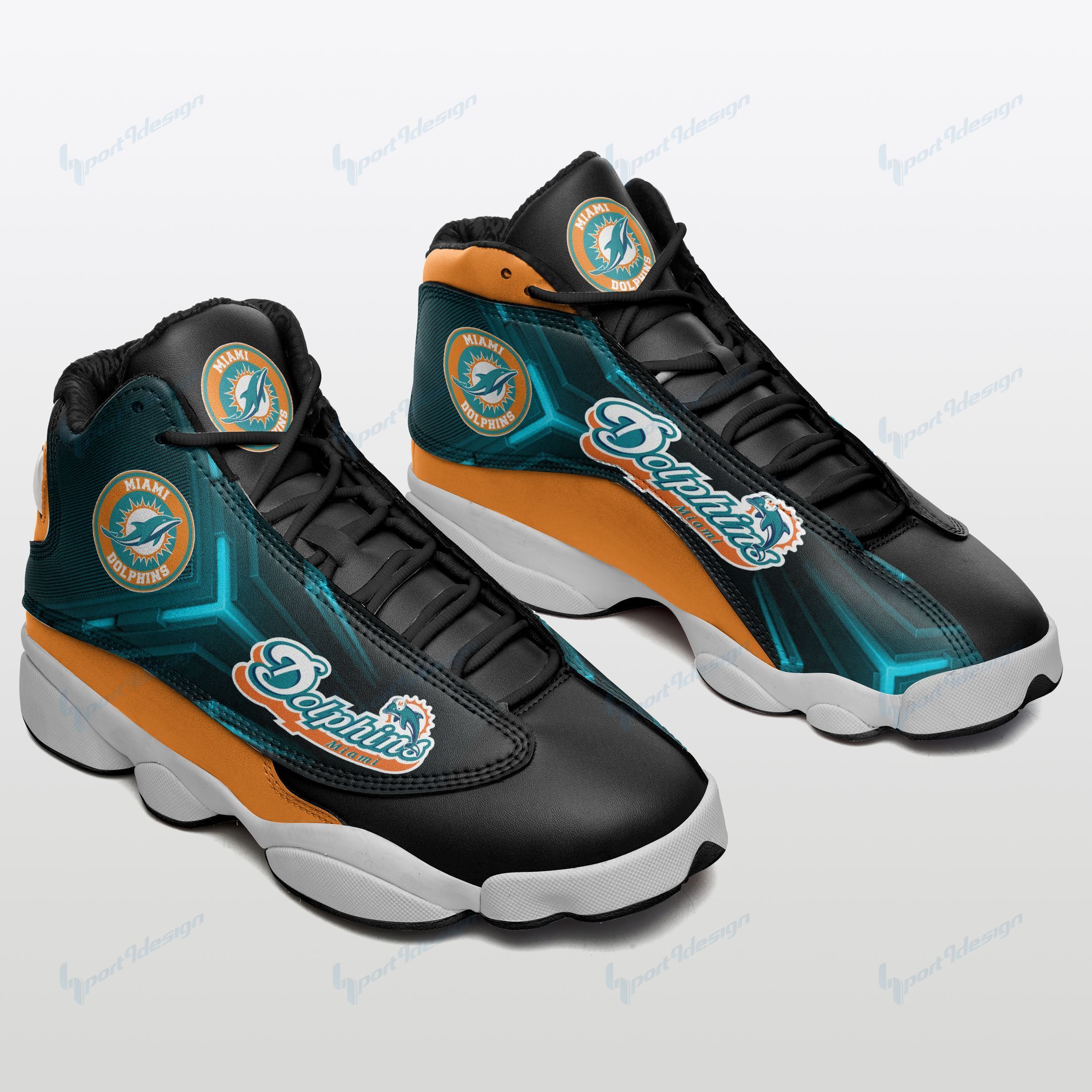 Miami Dolphins Air JD13 Sneakers 670