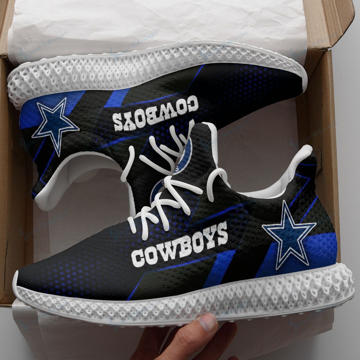 Dallas Cowboys 4D Future Sneakers 99