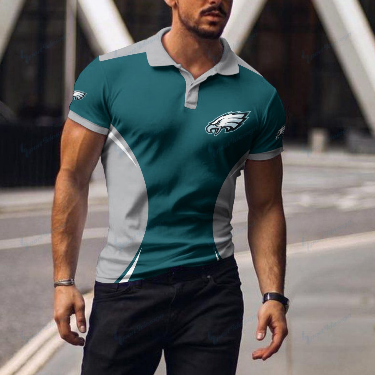 Philadelphia Eagles Polo T-shirt 047