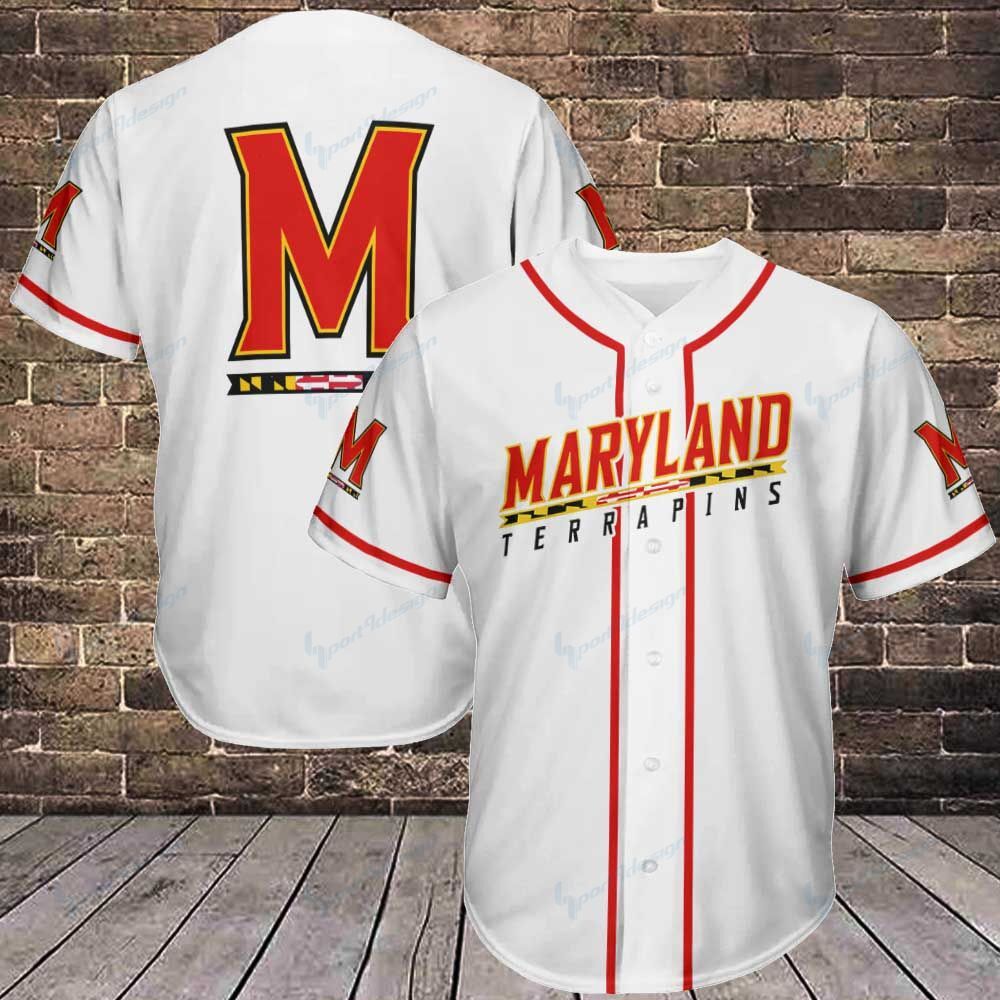 Maryland Terrapins Baseball Jersey 265