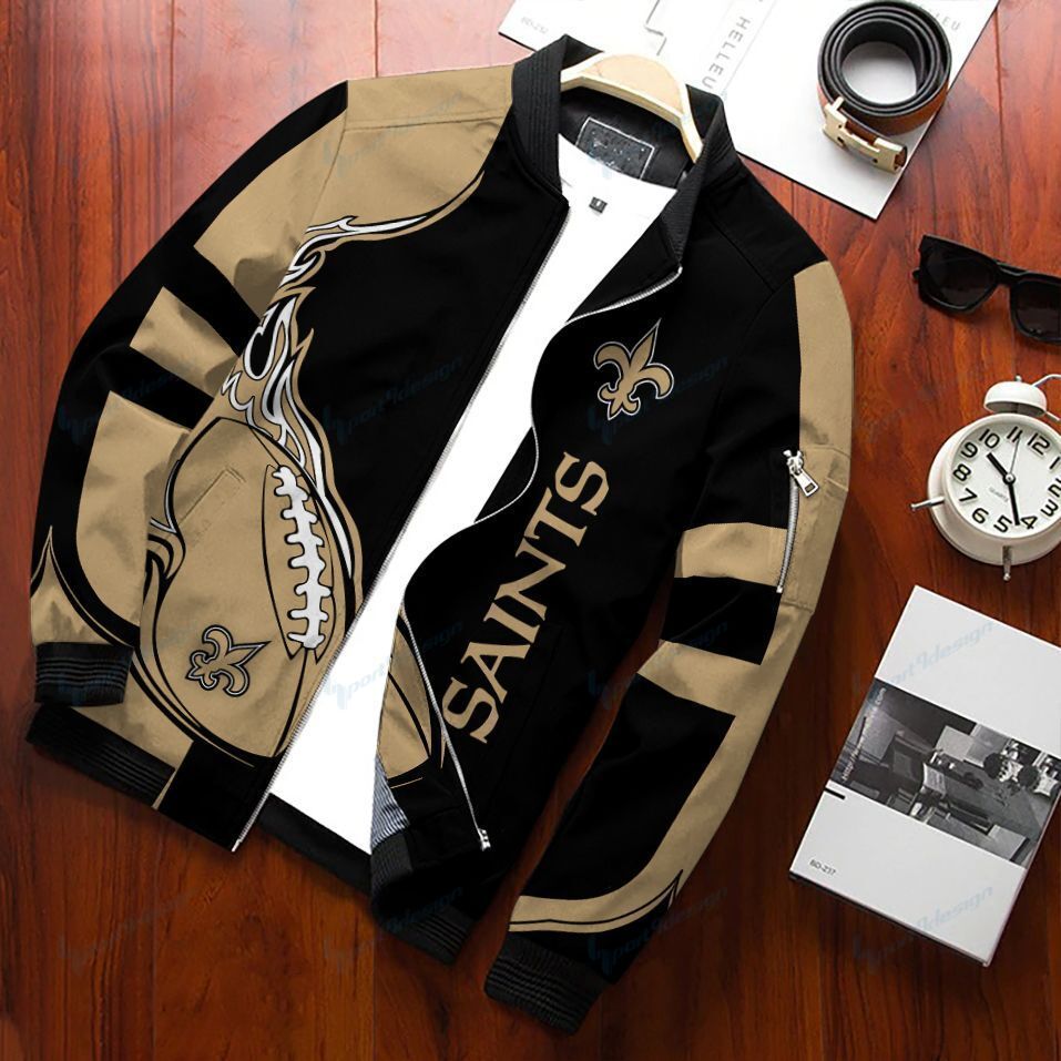 New Orleans Saints Bomber Jacket 038