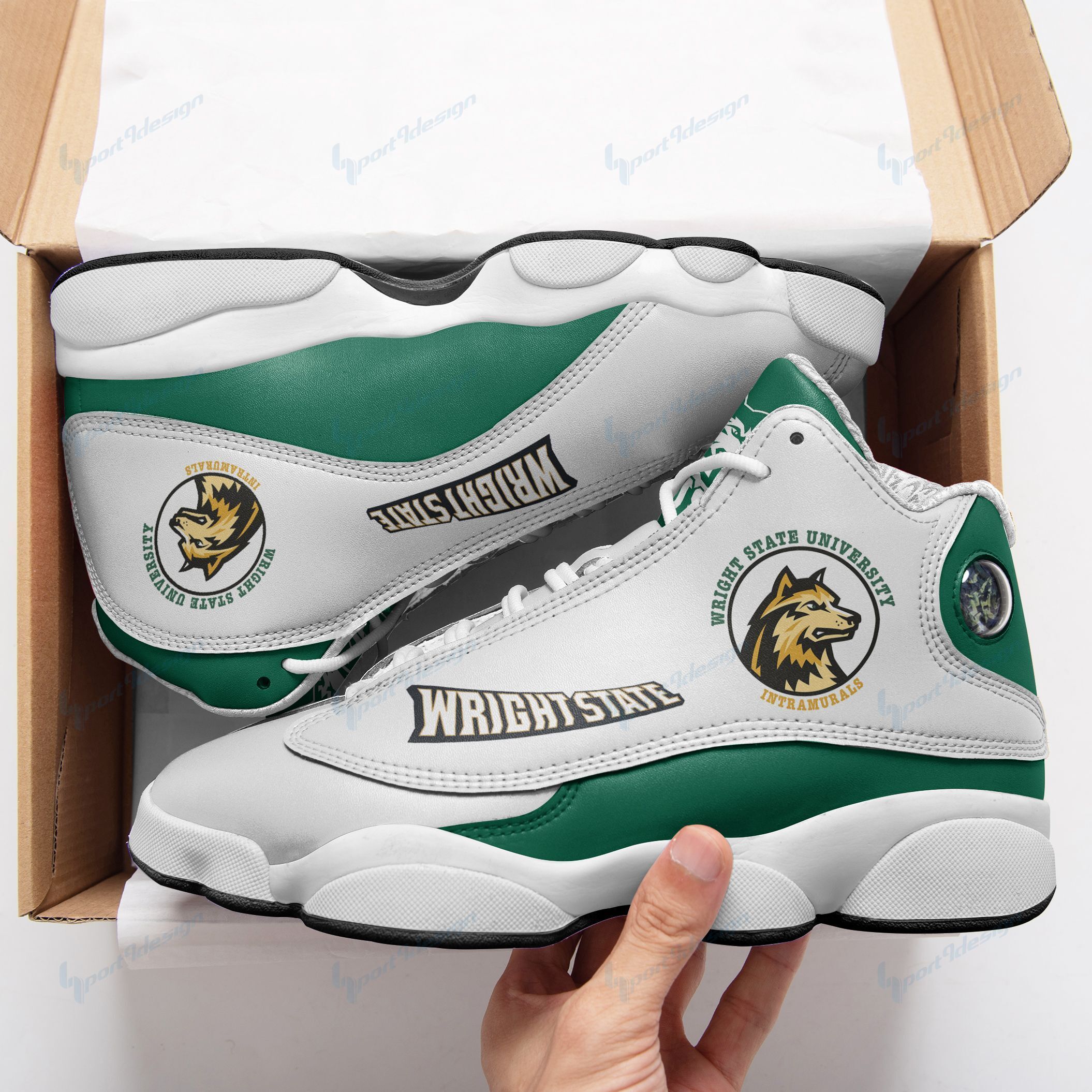 Wright State University Athletics Air JD13 Sneakers 170