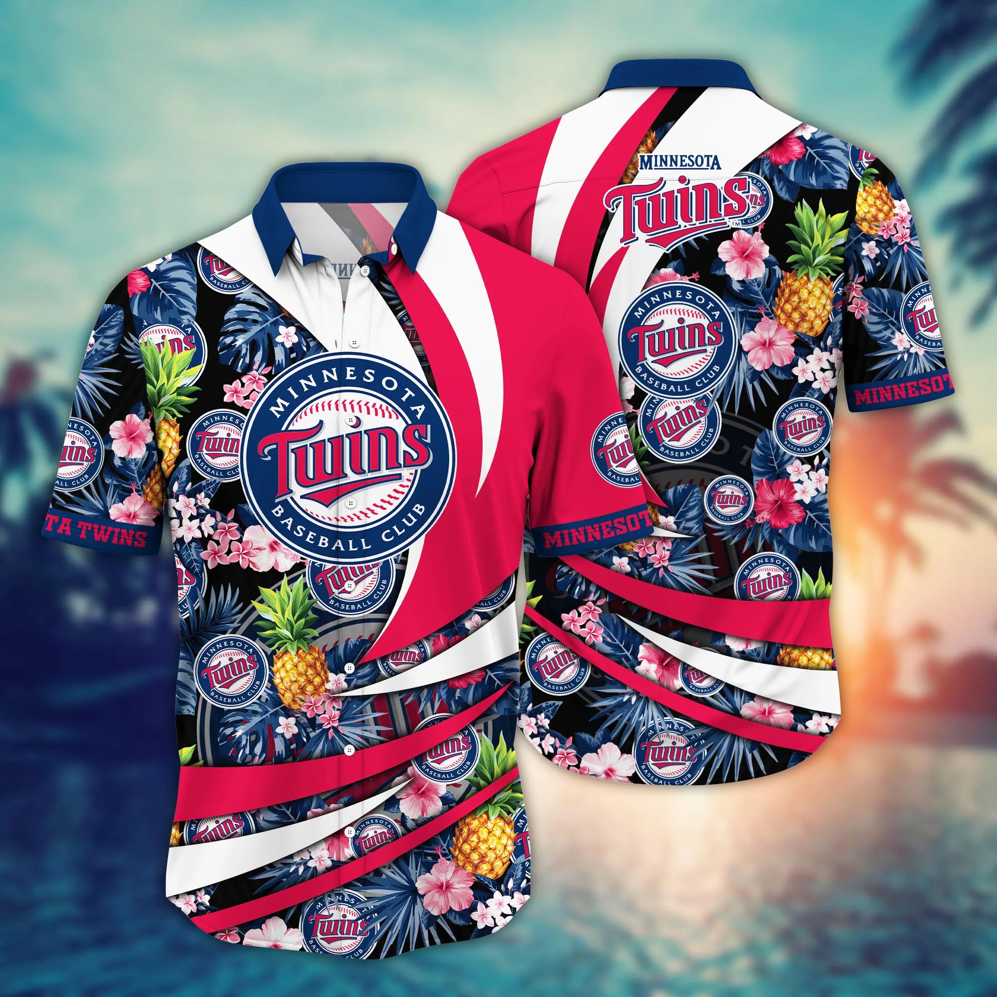 Minnesota Twins Hawaiian Shirt June Aloha Shirt