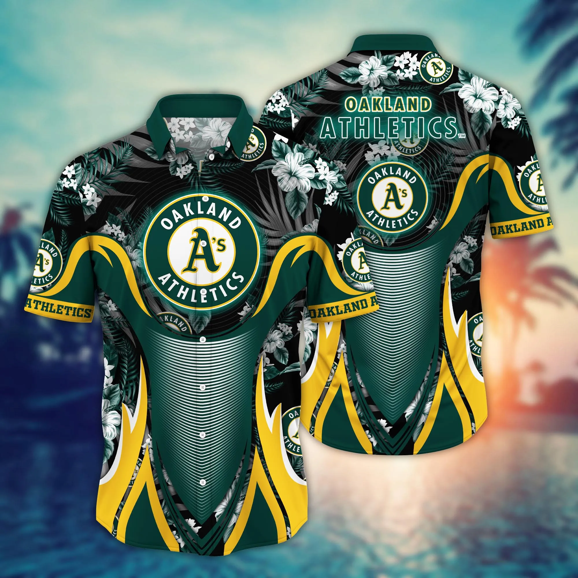 Oakland Athletics Mlb Hawaiian Shirt August Aloha Shirt