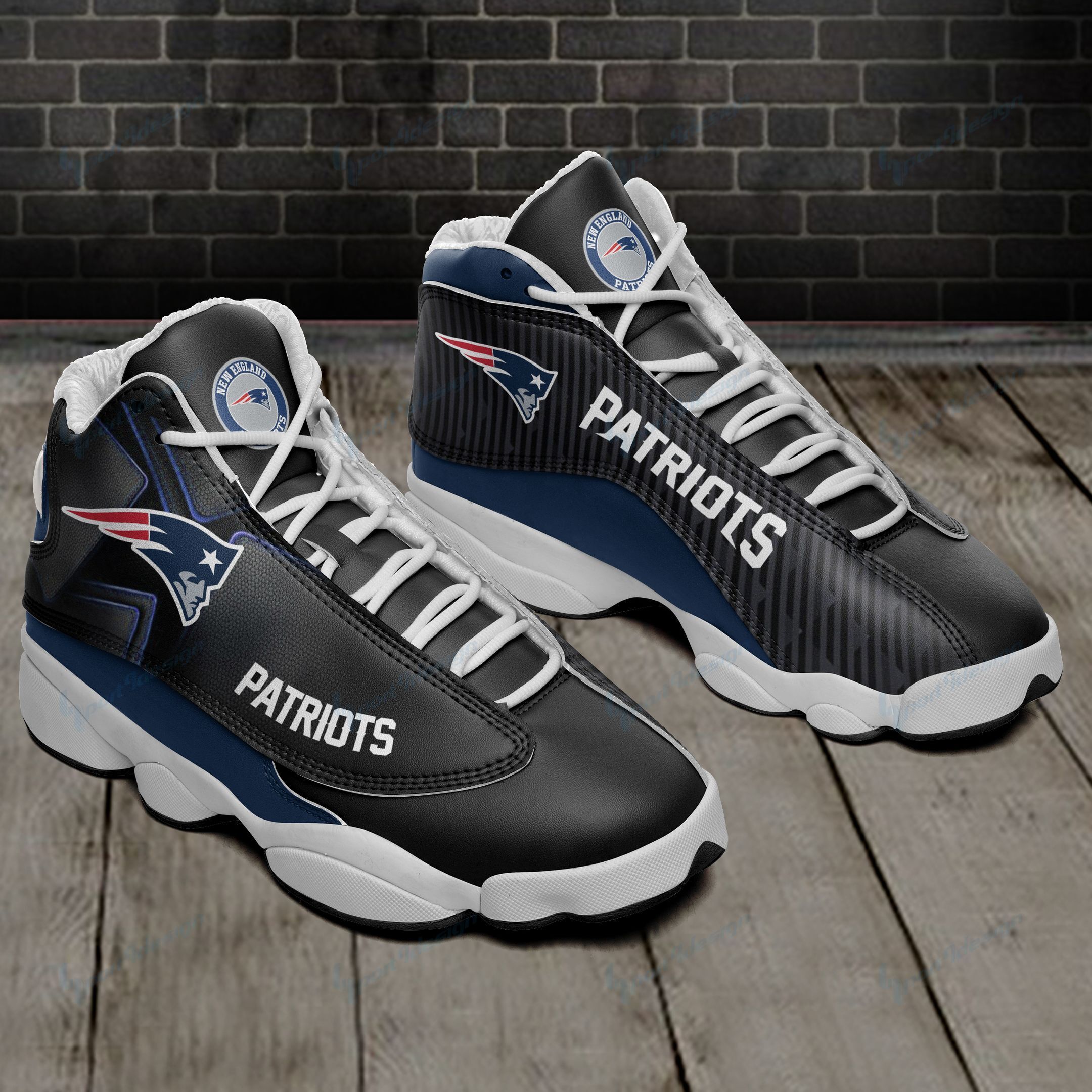 New England Patriots Air JD13 Sneakers 726