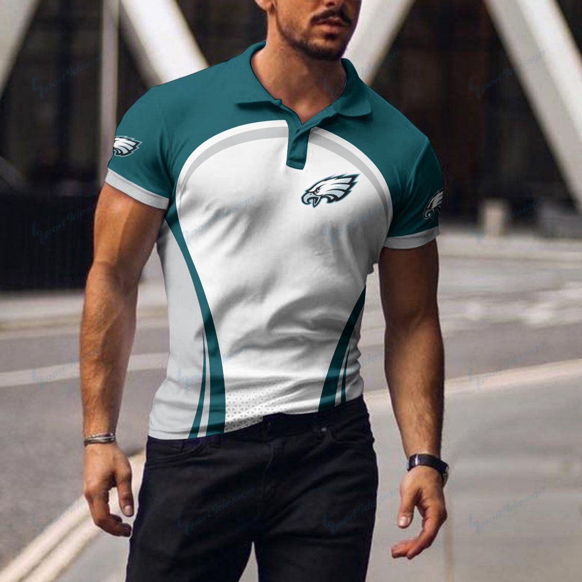 Philadelphia Eagles Polo T-shirt 052