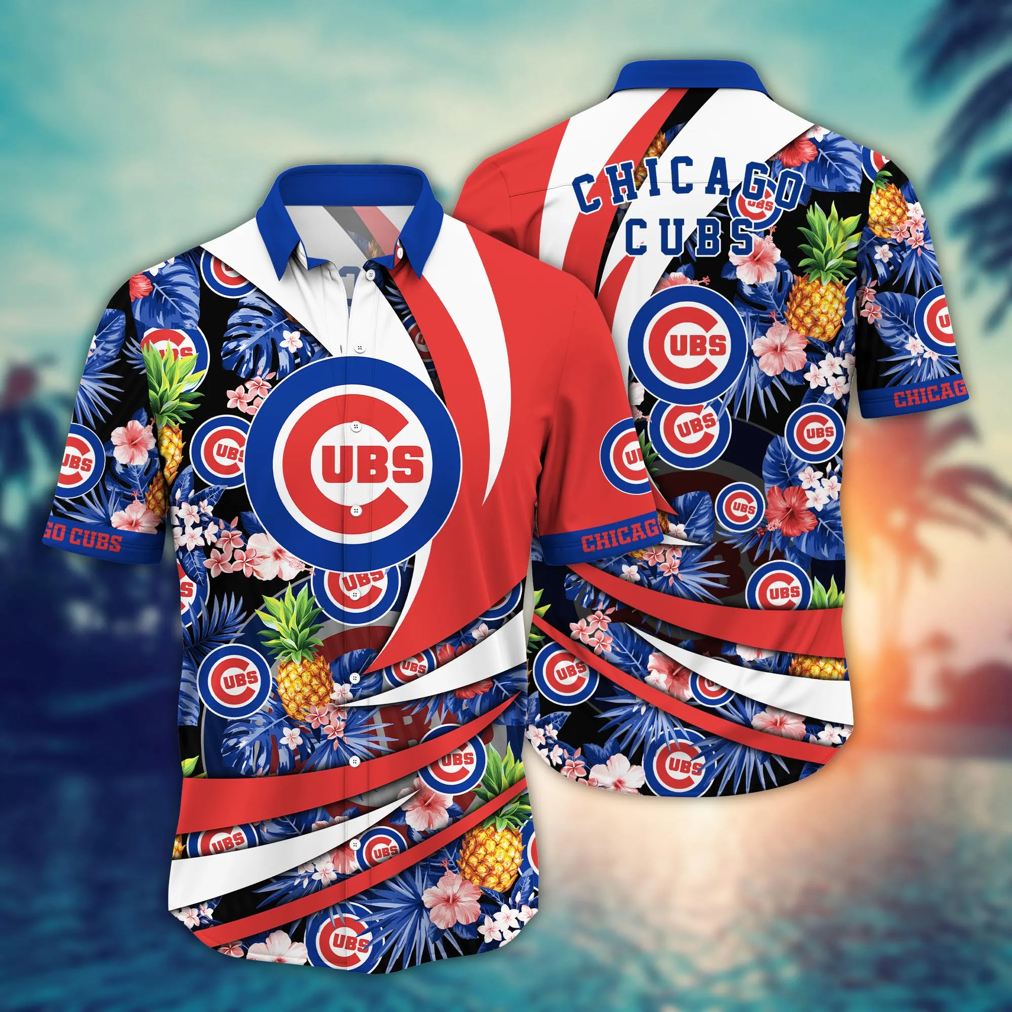 Chicago Cubs Mlb Hawaiian Shirt Warm Nights Aloha Shirt