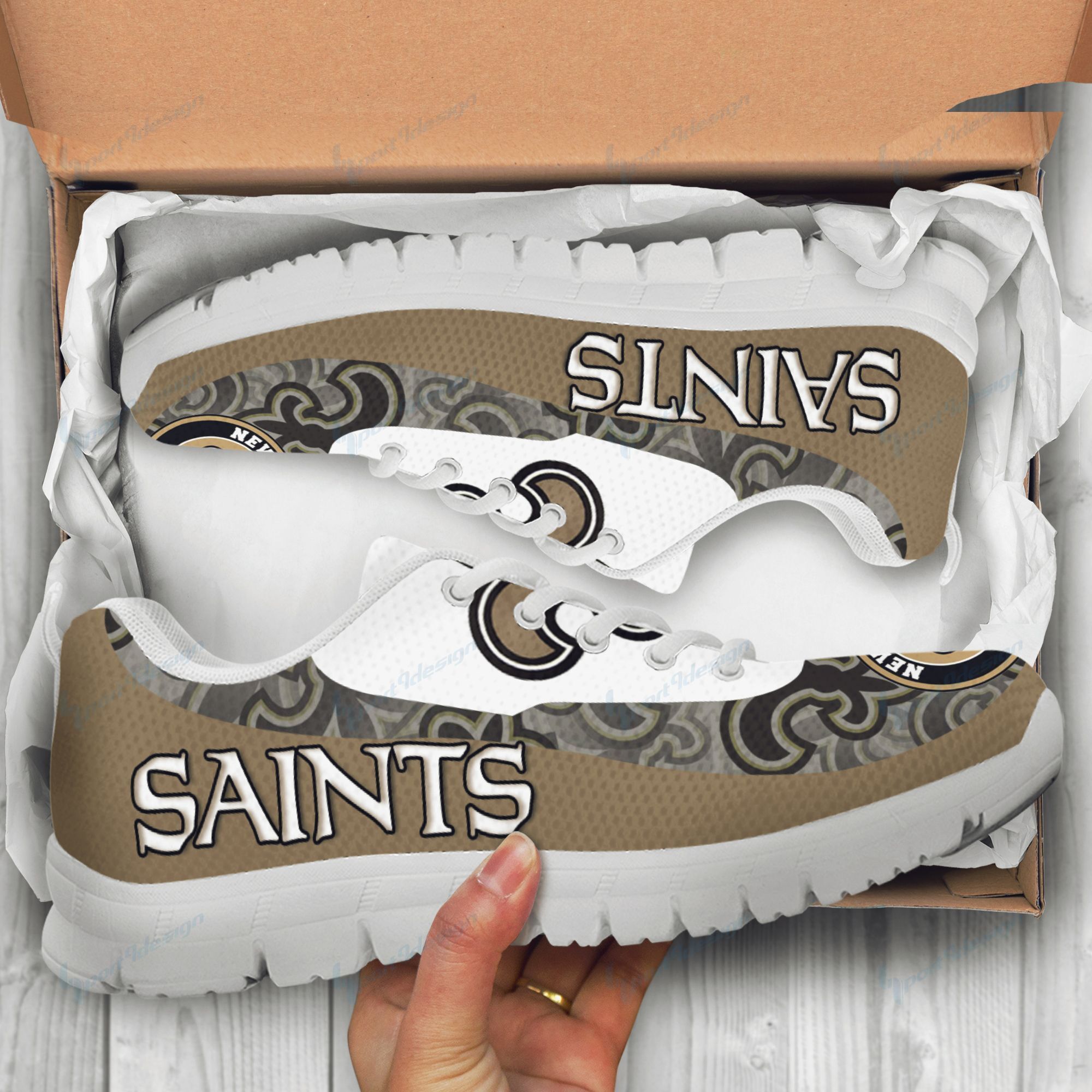 New Orleans Saints Custom Sneakers