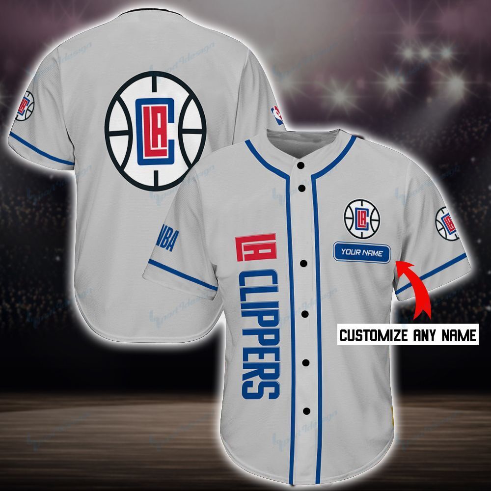 Los Angeles Clippers Personalized Baseball Jersey Shirt 65