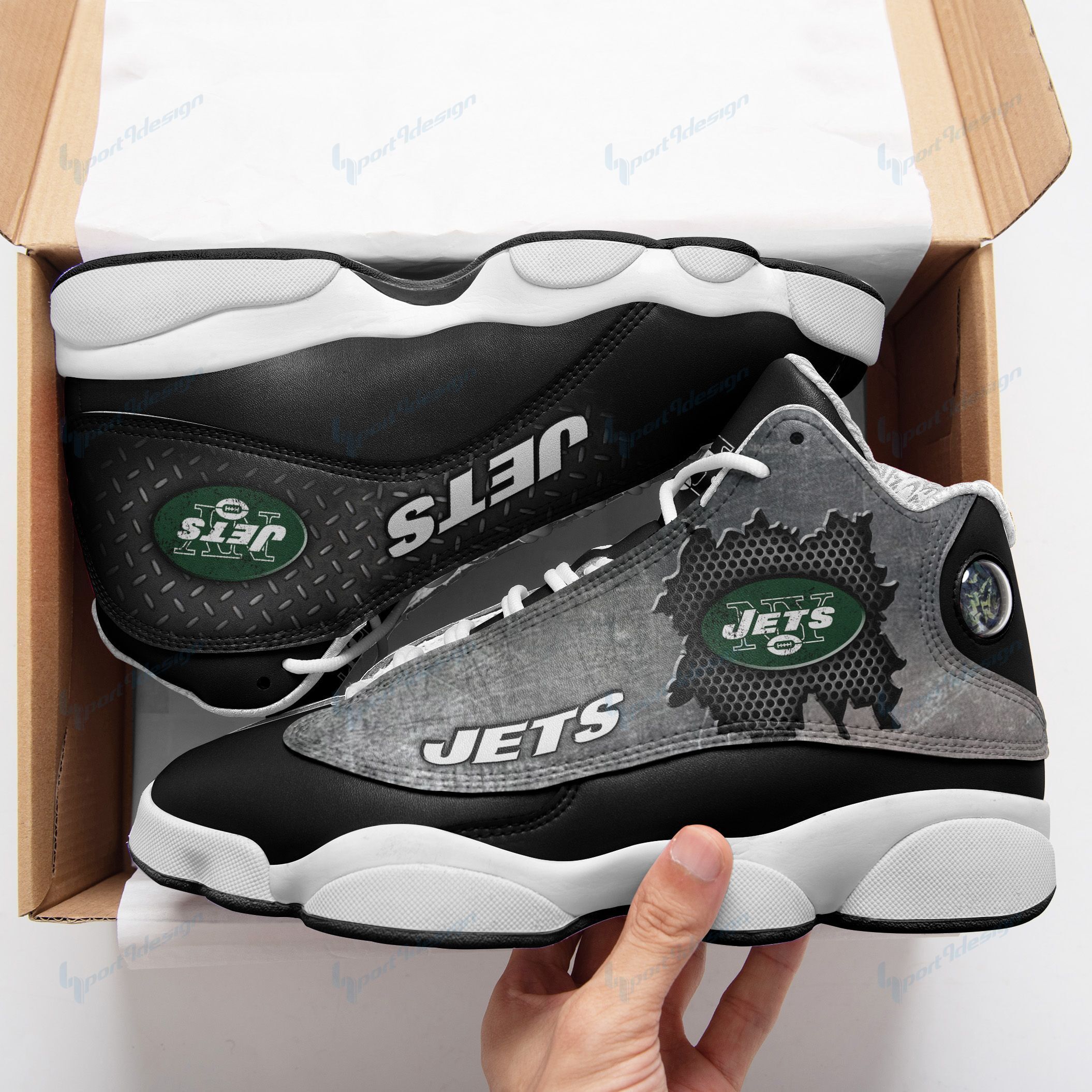 New York Jets Air JD13 Sneakers 219